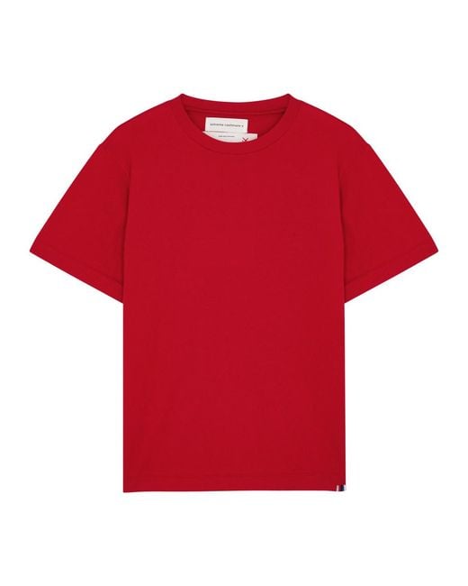 Extreme Cashmere Red N°268 Cuba Cotton-blend T-shirt