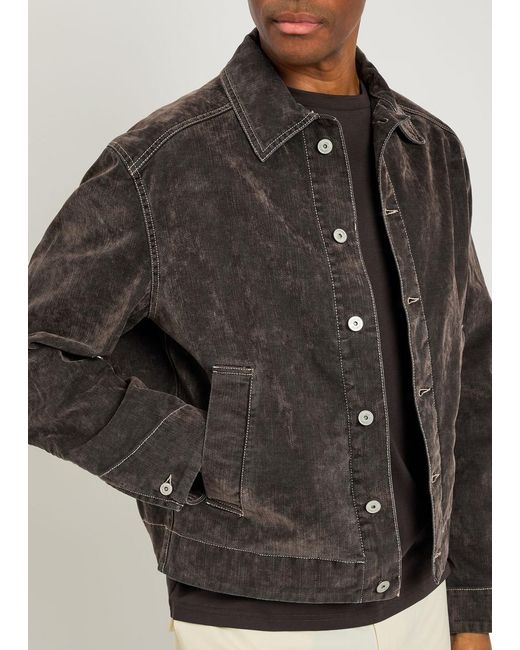 Jacquemus Black La Veste De-Nîmes Mirada Brushed Denim Jacket for men