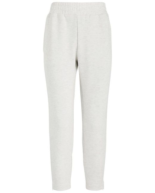 Varley Gray The Slim Zip Stretch-Jersey Sweatpants