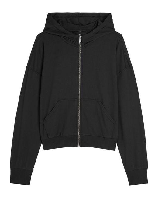 vuori Black Halo Modern Hooded Jersey Sweatshirt