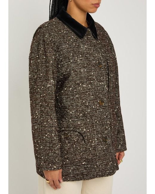 Blazé Milano Black Clelia Speckled Bouclé Jacket