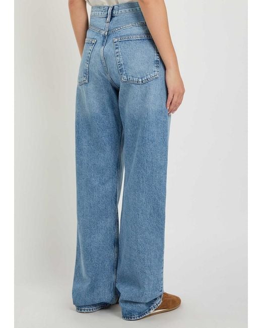 Agolde Blue Vintage Loose Straight-Leg Jeans