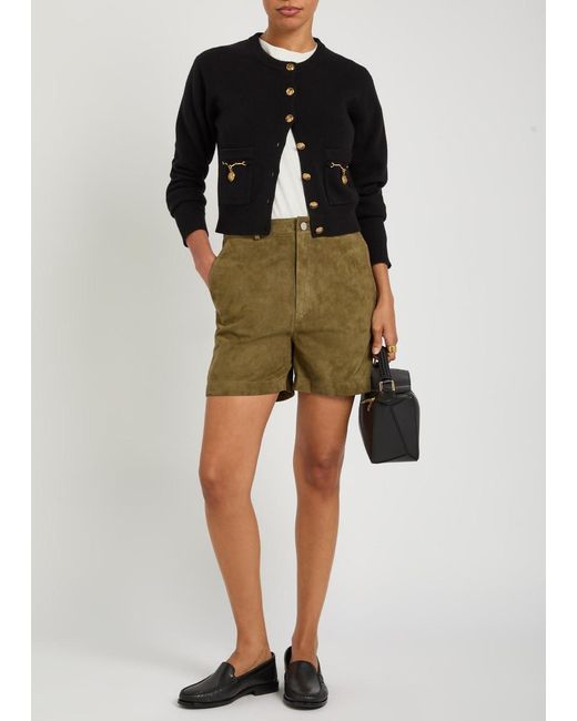 Arma Green Bobby Suede Shorts