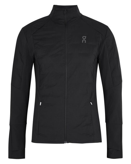 On Shoes Black Climate Quilted Stretch-shell Jacket for men
