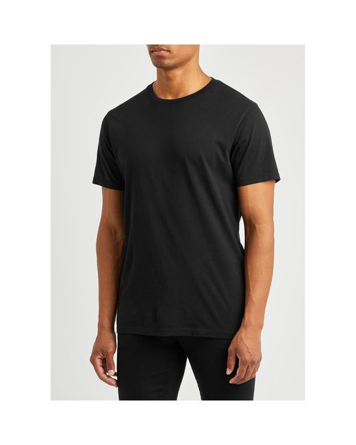 COLORFUL STANDARD Black Cotton T-Shirt for men