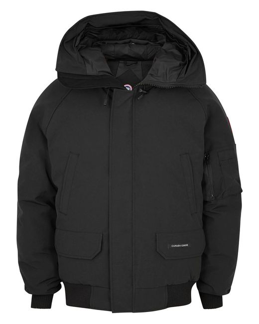 Canada Goose Black Chilliwack Arctic-Tech Bomber Jacket, Bomber for men