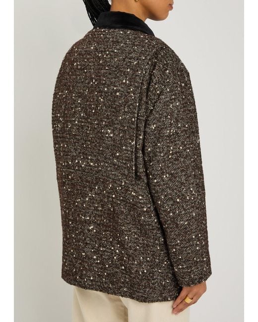 Blazé Milano Black Clelia Speckled Bouclé Jacket
