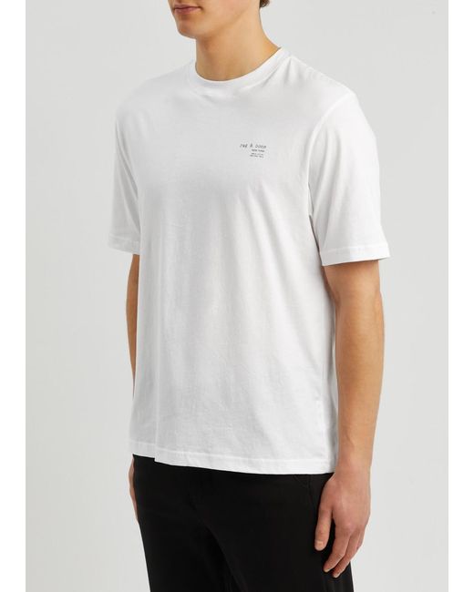 Rag & Bone White Logo-print Cotton T-shirt for men