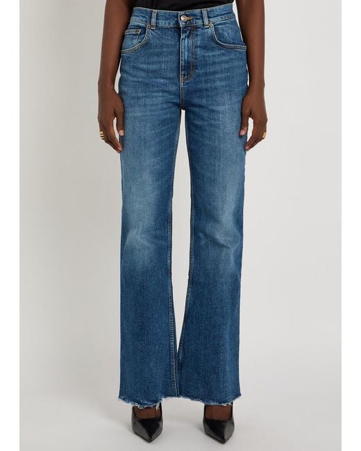 Tory Burch Blue Bootcut Jeans