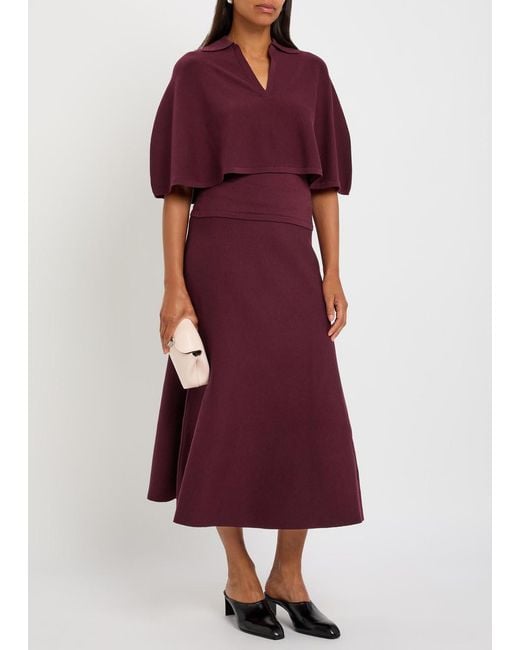 Jonathan Simkhai Vinna Layered Wool Polo Top