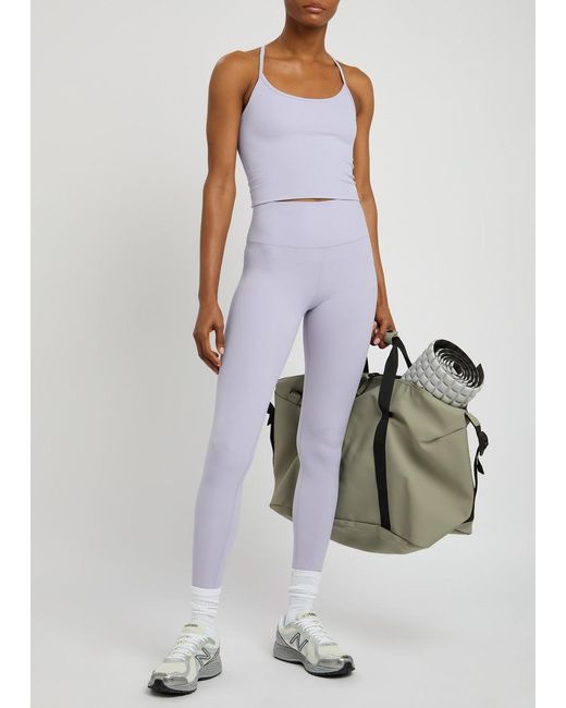 vuori Blue All The Feels Stretch-Nylon Leggings