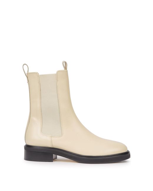 Aeyde Natural Jack Leather Chelsea Boots