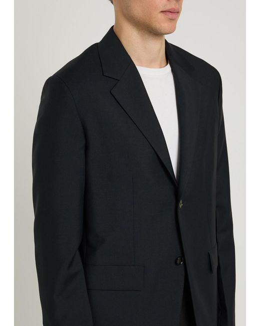 Jil Sander Black Wool Blazer for men