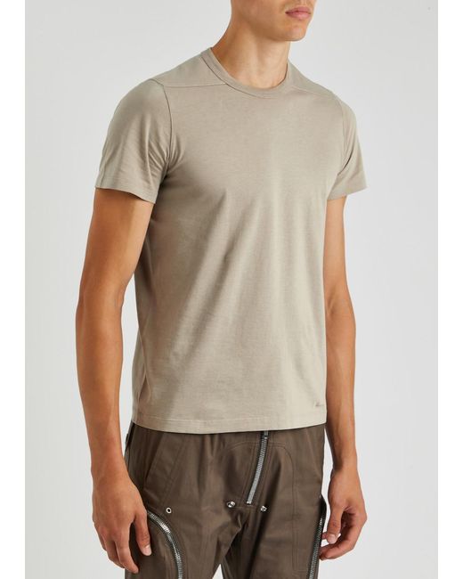 Rick Owens Gray Cotton T-shirt for men