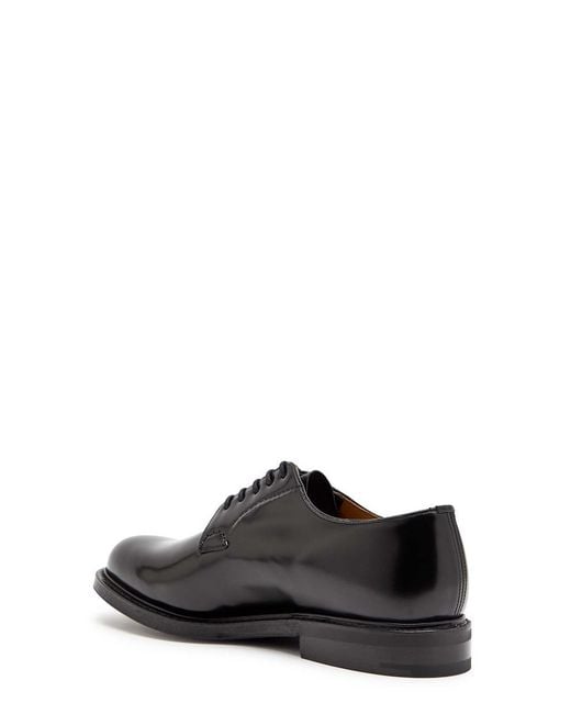 Church's Black Shannon 2.0 Glossed Leather Derby Shoes for men