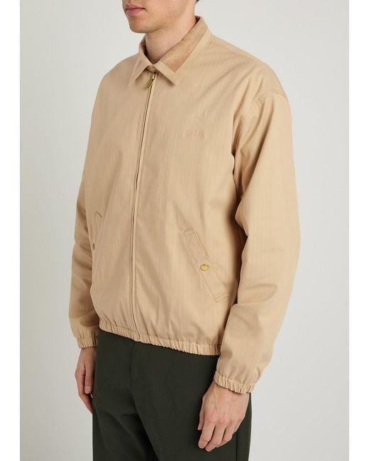 Drole de Monsieur Natural Le Blouson Drôle Logo Stretch-Cotton Jacket for men