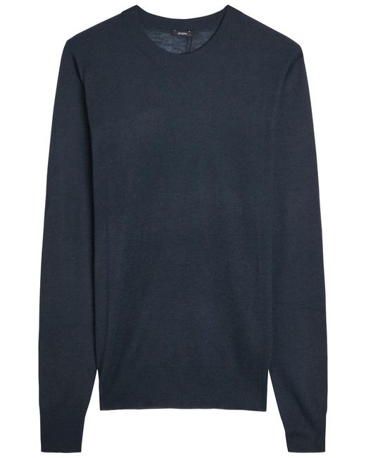 Joseph Blue Cashmere Knit Top
