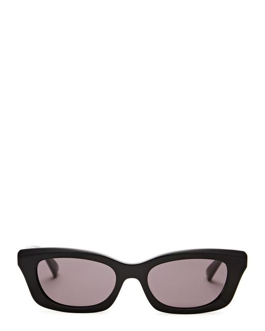 McQueen Black Cat-Eye Sunglasses