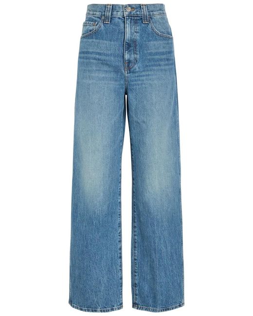 Khaite Blue Bonnie Straight-Leg Jeans