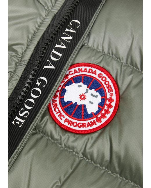Canada Goose Green Crofton Quilted Shell Gilet for men