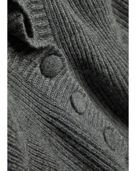 Lisa Yang Gray Alessandra Cashmere Cardigan