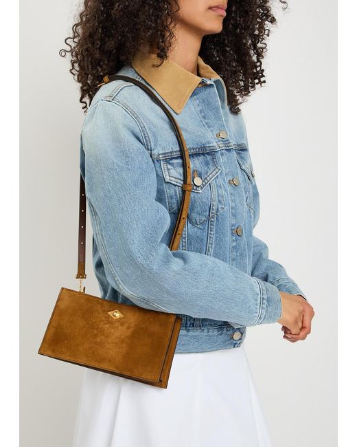 Metier Brown Ease Suede Clutch