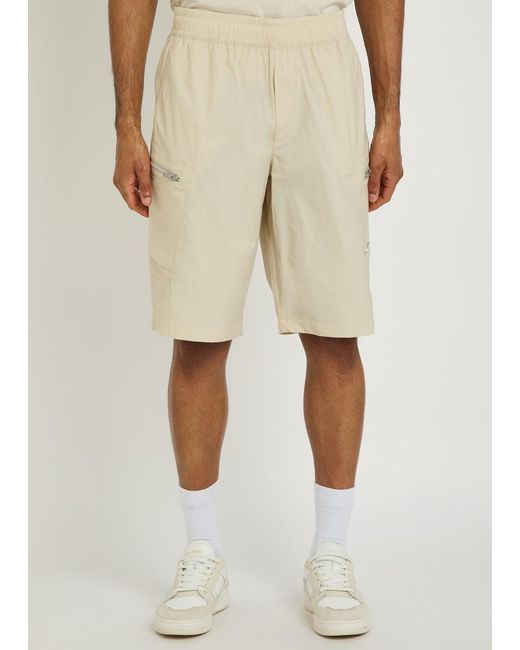 Moose Knuckles Natural Topflight Shell Cargo Shorts for men
