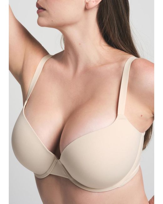 Skims Natural Stretch-Jersey Push-Up Bra