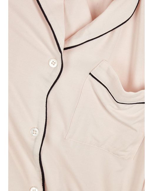 Eberjey Natural Gisele Jersey Pyjama Set