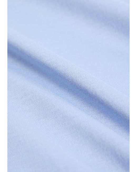 Sunspel Blue Cotton T-Shirt for men