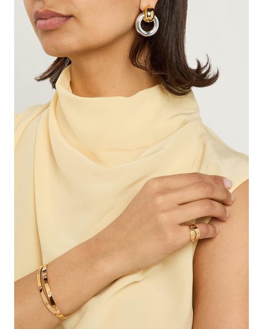Tory Burch Metallic Icon Double Ring