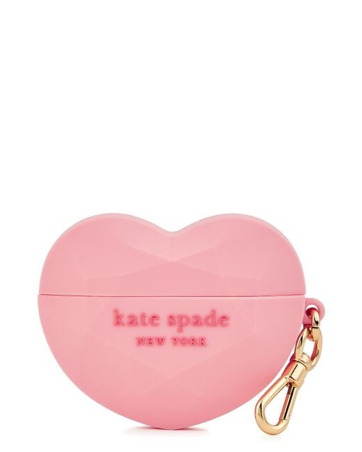 Kate Spade Pink Candy Heart Rubberised Airpods Pro Case