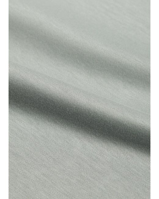 Raith Gray Crew-Neck Cotton T-Shirt for men