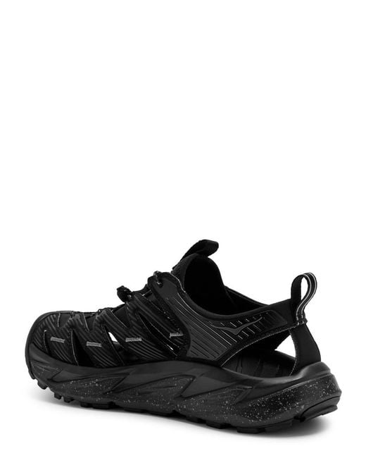 Hoka One One Black Hopara Cut-Out Neoprene Sneakers