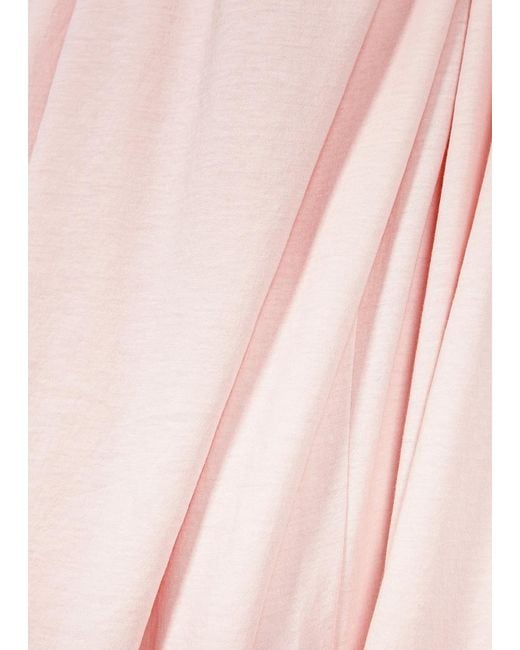Skin Pink Pima Cotton Pyjama Trousers