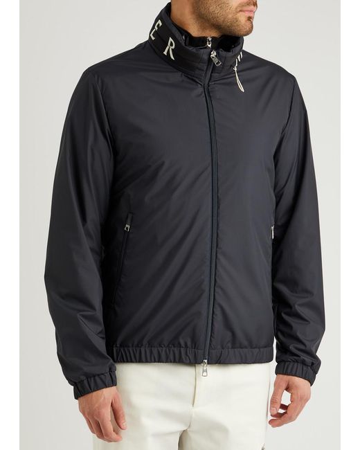 Moncler Beid Logo Shell Jacket in Black for Men Lyst UK