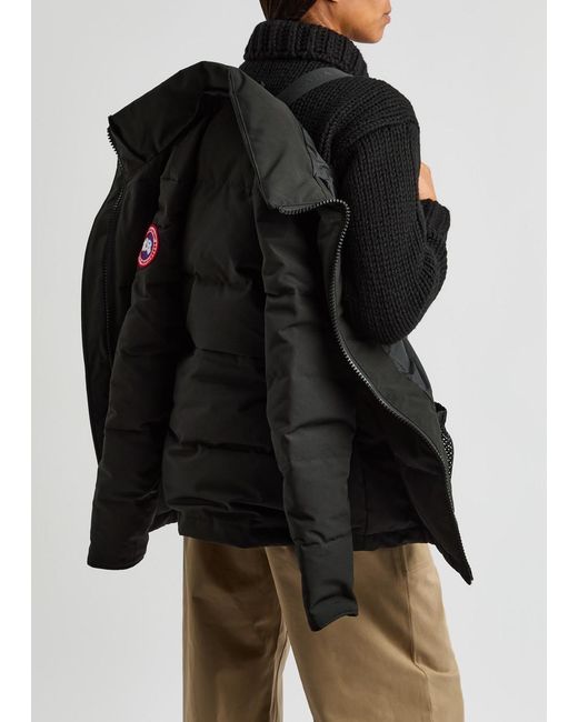 Canada Goose Black Chelsea Quilted Shell Jacket