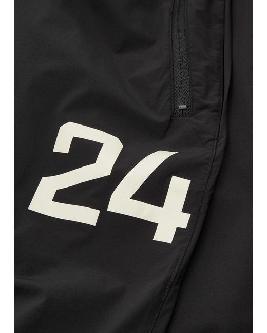 Represent Black 247 Printed Shell Sweatpants for men