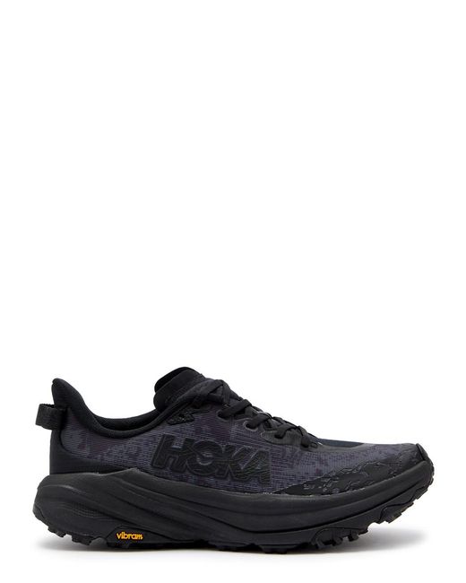 Hoka One One Black Speedgoat 6 Mesh Sneakers for men