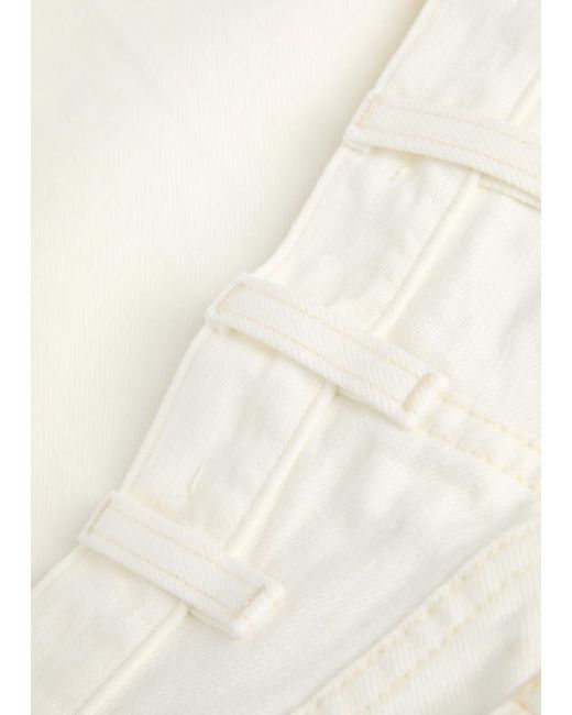 RÙADH White The Quinn Straight-Leg Jeans