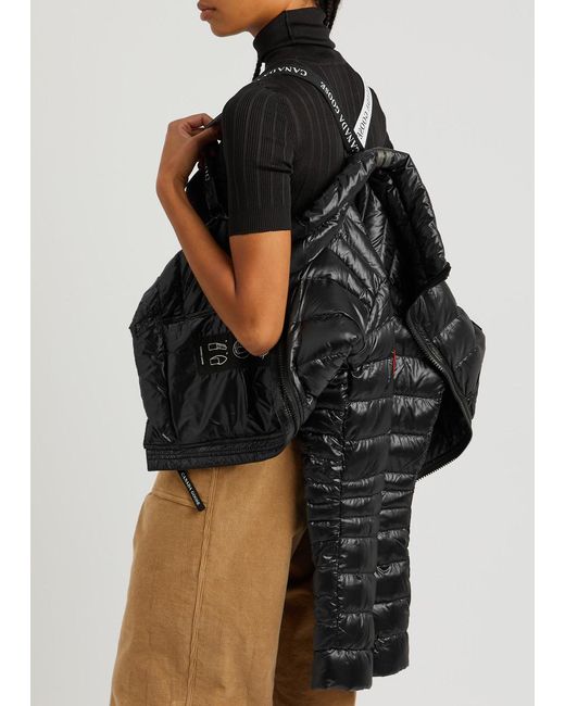 Canada Goose Black Cypress Quilted Shell Jacket, Jacket, Ripstop