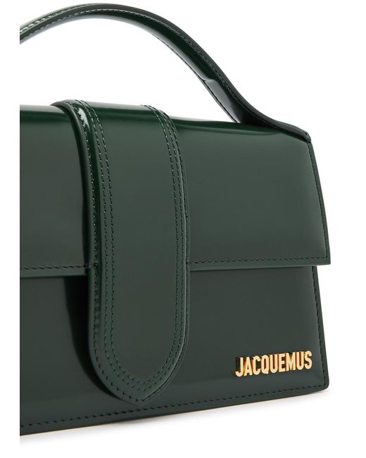 Jacquemus Green Le Grande Bambino Leather Top Handle Bag