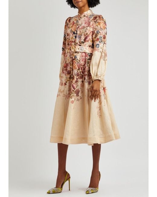 zimmermann luminosity midi dress Zimmermann Luminosity Buttoned Midi Dress Lizzie Lend