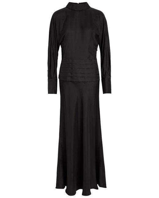 tencel midi dress Tribal Blue Jay Tencel Midi Dress with Roll Up Sleeves