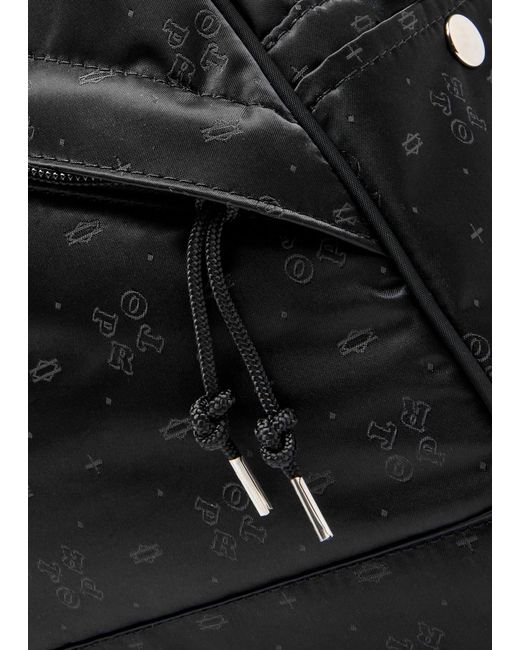 Porter-Yoshida and Co Black Monogram 2Way Nylon Duffle Bag for men
