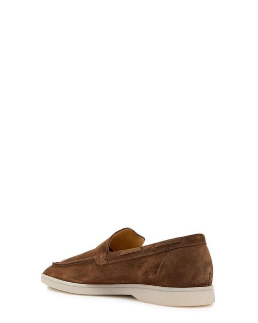 Aurélien Brown Yacht Suede Loafers for men