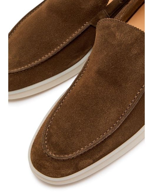 Aurélien Brown Yacht Suede Loafers for men