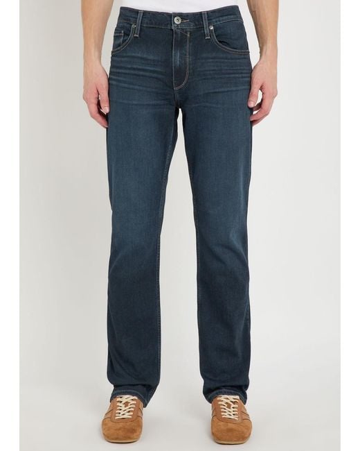 PAIGE Blue Federal Slim Straight-Leg Denim Jeans for men