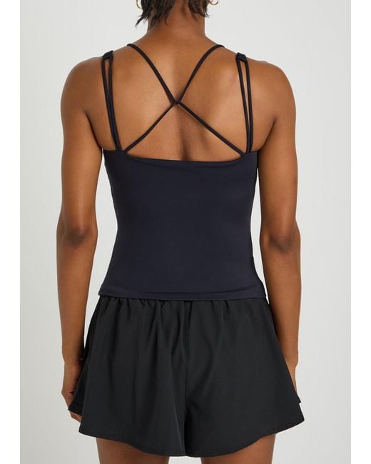 Tala Blue Skinluxe Multi Strap Stretch-Jersey Tank Top