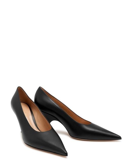 Gianvito Rossi Black Sofia 75 Leather Pumps
